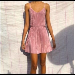 Pleated, Pink, Forever 21 Cami Dress